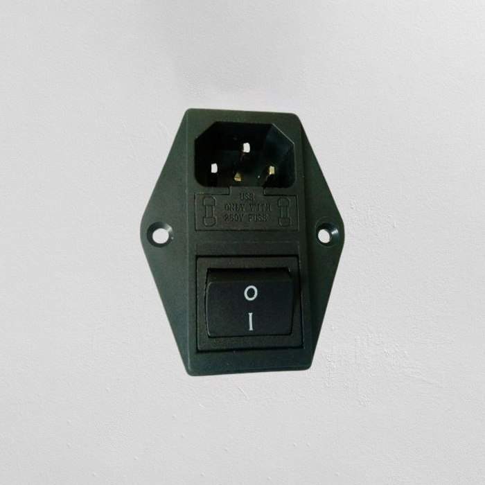 General IEC Inlet Plugin Low Pass EMI Filter with Fuse and Switch
