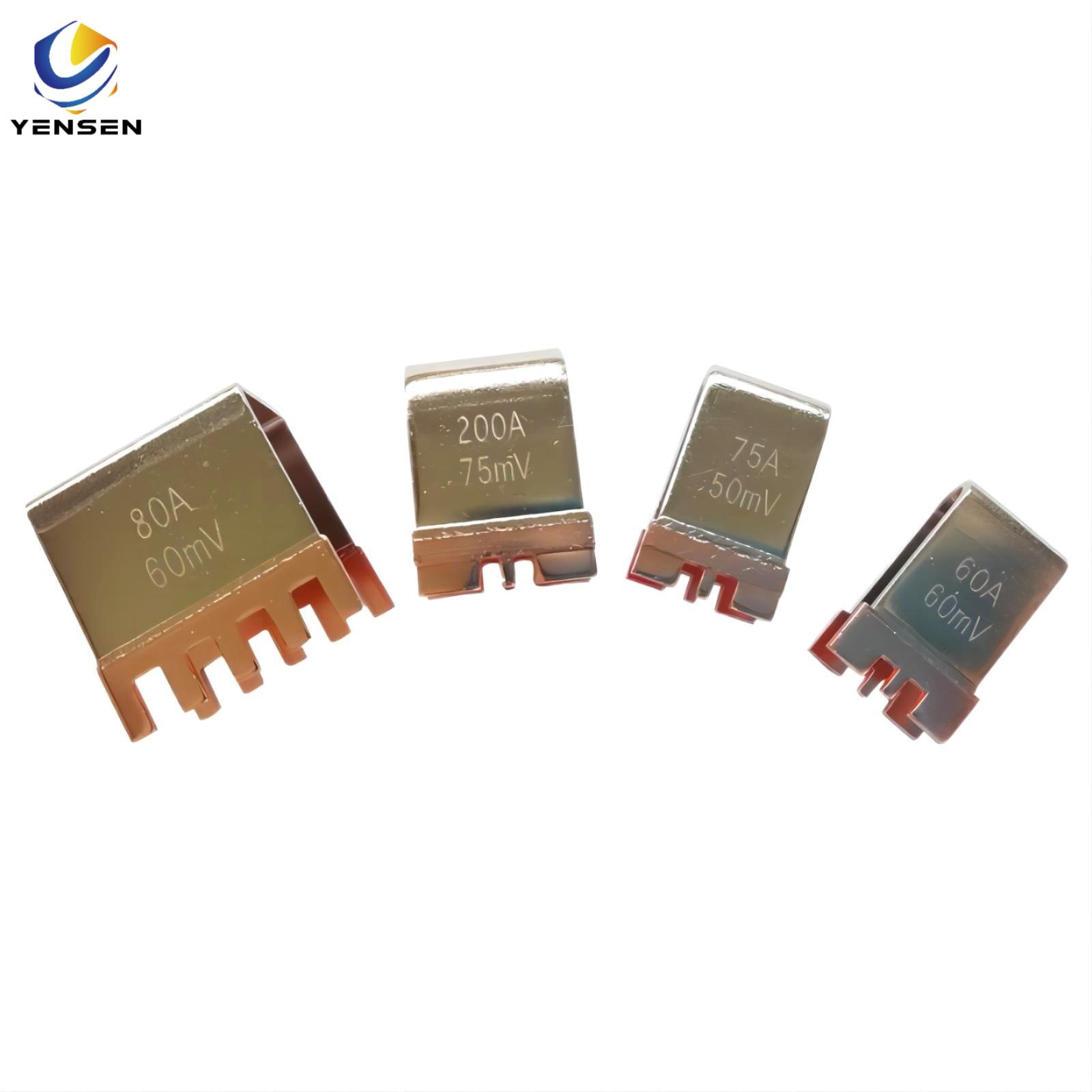  80A 60mv U-Shaped Signal Sampling Shunt High Current Resistor 